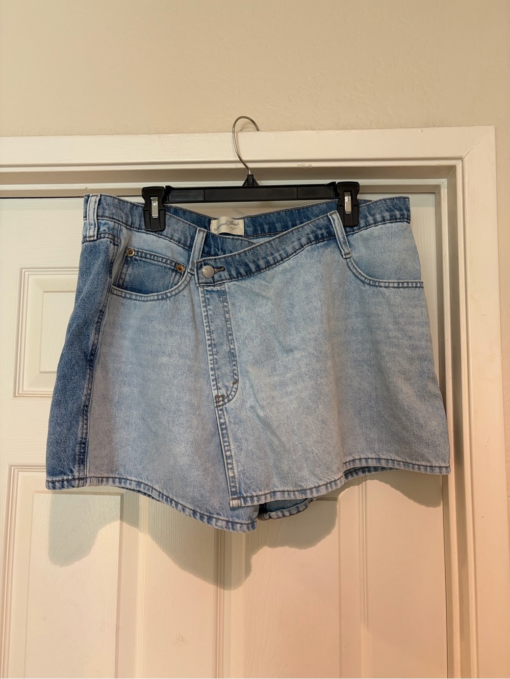 Light Wash Denim Skort - Women